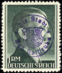 Bad Gottleuba 1 Reichsmark Hitler mit weiter ... 