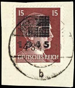Netzschkau-Reichenbach 15 Pfg Hitler mit ... 
