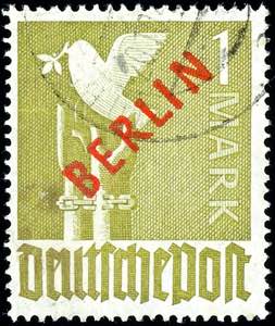 Berlin 1 Mark Rotaufdruck, Aufdruckfehler ... 