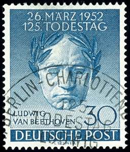 Berlin 30 Pfg 125. Todestag von Ludwig van ... 