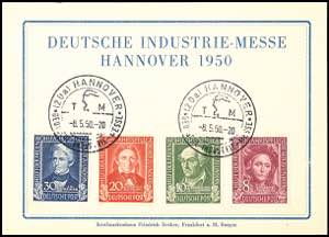 Bundesrepublik Deutschland Wohlfahrt 1949 a. ... 