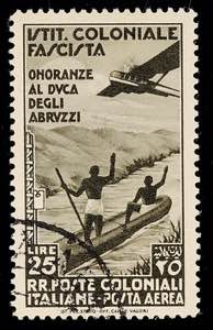 Italienische Kolonien 25 L. Flugpostmarke ... 