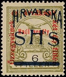 Jugoslawien Ungarn Mi.-Nr. 166 mit echtem ... 