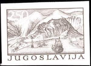 Jugoslawien 2,50 Din. Jugoslawische Städte ... 