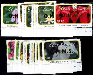 Cook Inseln 2010, Dienstmarken, kompletter ... 