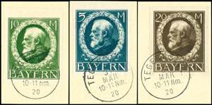 Bayern 3 Pfennig bis 20 Mark Ludwig III, ... 