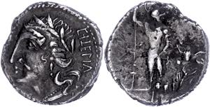 Coins Roman Republic Confederate War, ... 