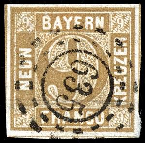 Bayern offene Mühlradstempel 635 - ... 