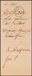 Prussia - Pre-stamp Mail CALBE A. S. 16 12 ... 