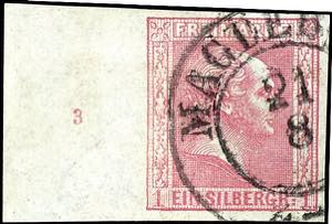 Preußen 1 Sgr. rosa, gegitterter Grund, ... 