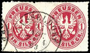 Preußen 1 Sgr. mittelrosa, farbfrisches ... 