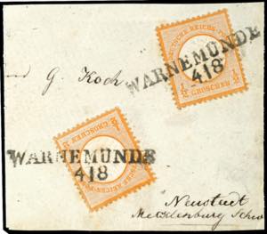 Breast shields with old cancels from ... 