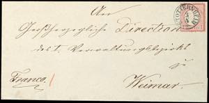 Breast shields with old cancels from Thurn ... 