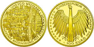 Münzen Bund ab 1946 100 Euro, Gold, 2016, ... 