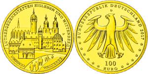Münzen Bund ab 1946 100 Euro, Gold, 2017, ... 