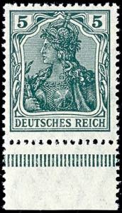German Reich 5 penny Germania, war time ... 
