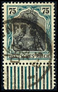 German Reich 75 Pf. Germania in d-colour, in ... 