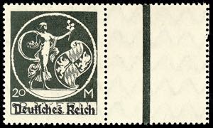 German Reich 20 Mark Bavaria departure with ... 