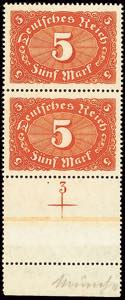 German Reich 5 Mark. Brown orange without ... 
