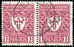 German Reich 1 1/4 M. Trade show bright red ... 