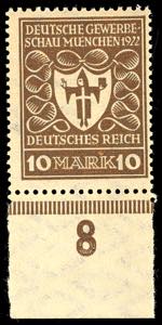 German Reich 10 Mark \trade show Munich\, ... 