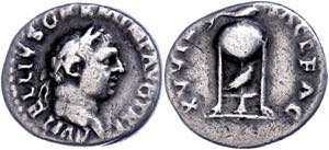 Coins Roman Imperial Period Vitellius 69 to ... 