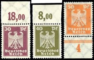 German Reich 3 Pfg to 50 Pfg Imperial Eagle, ... 