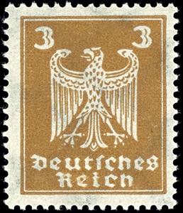 German Reich 3 Pfg. Imperial Eagle with ... 