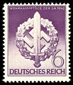 German Reich 6 Pfg \military combat days ... 