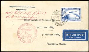 Zeppelin Mail 1929, Orient trip, handing in ... 