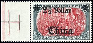 Deutsche Post in China 2 1/2 Dollar auf 5 M. ... 