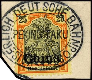 Deutsche Post in China Stempel Kaiserliche ... 