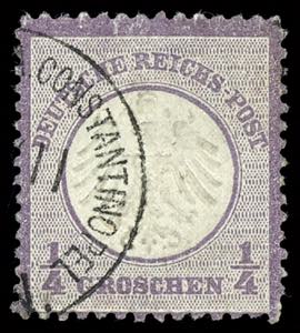 German Post Turkey - Forerunner 1 / 4 Gr. ... 