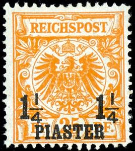 Deutsche Post in der Türkei 1/4 Piaster auf ... 