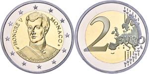 Monaco 2 Euro, 2019, 200. Jahrestag der ... 