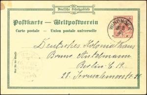 German Southwest Africa 10 Pfg postal ... 