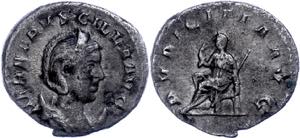 Münzen Römische Kaiserzeit Herennia ... 