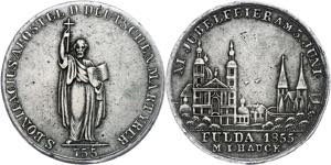 Medallions Germany before 1900 Fulda, silver ... 