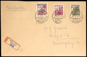 Karlsbad 1, 50 Kc, 1, 160 Kc. Postal stamps ... 