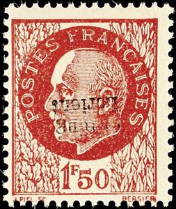 Lorient Fortress 1, 50 Fr. Postal stamps ... 