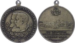 Medaillen Deutschland vor 1900 Hanau, ... 