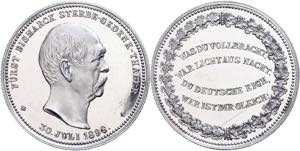 Medaillen Deutschland vor 1900 Silberner ... 
