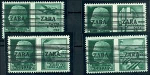 Zara 25 cent postal stamps with Propaganda ... 