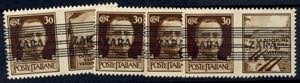 Zara 30 C. Postal stamp with Propaganda side ... 