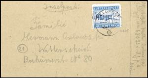 Field Post Letters WW II 1945, island post, ... 