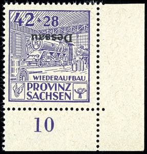 Dessau 6-42 Pfg. Donation stamps with ... 
