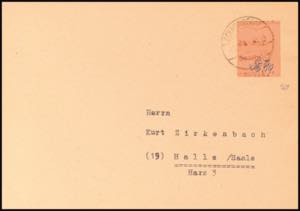 Eckartsberga 24 Pfg fee slip, single ... 