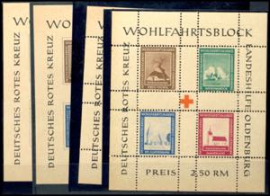 Oldenburg Souvenir sheets issue \Red ... 