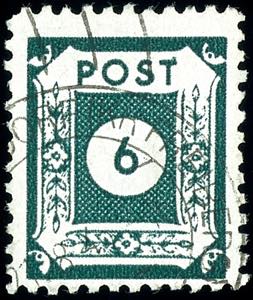 Soviet Sector of Germany 6 Pfg. Numeral, ... 