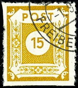 Soviet Sector of Germany 15 Pfg. Numeral ... 